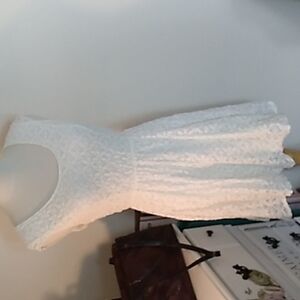 O'Neill white lace daisies mini dress 👗